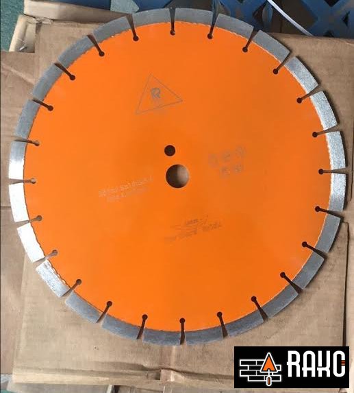 ხერხის პირი - ქვის/აგურის საჭრელი - ლაზერული შედუღებით - 350მმ დიამეტრი